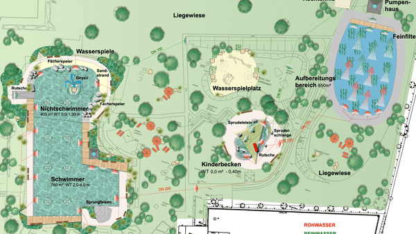 Sanierung Naturerlebnisbad Lauenstein